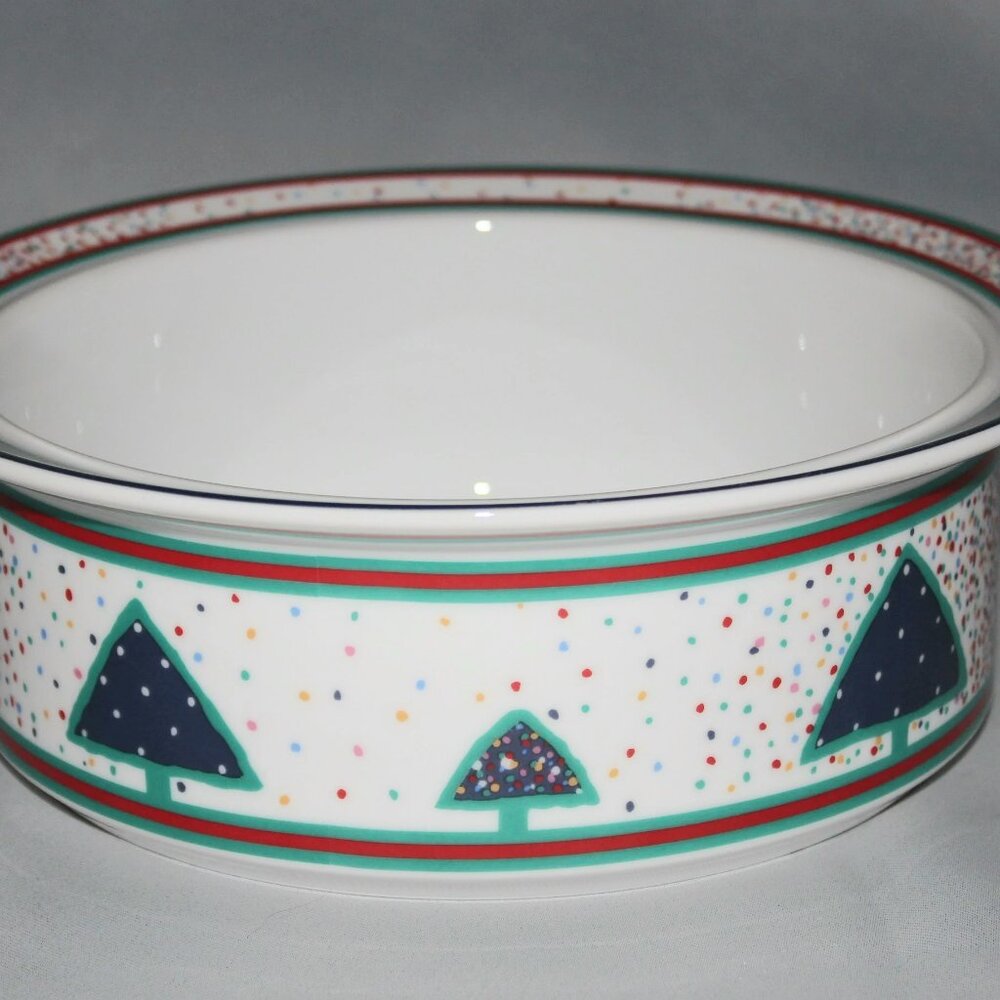Dansk Winterfest Vegetable Bowl | Christmas Porcelain Serving Bowl